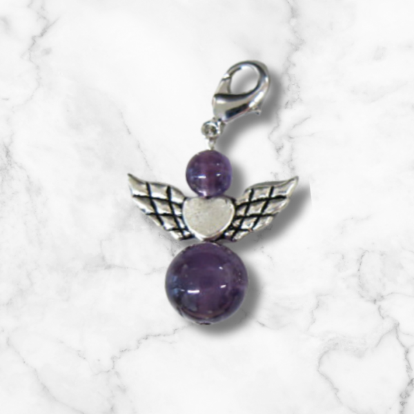 Angel Amethyst Charms Anhänger Engel