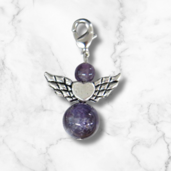 Angel Amethyst Charms Anhänger Engel