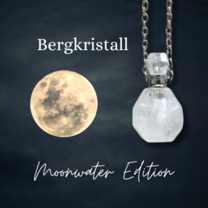 Bergkristall Flasche Kette mit Mondwasser vom 24.02.24