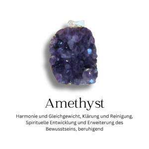 Amethyst Anhänger Druse ca. 2x2cm