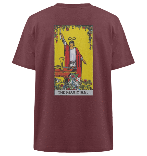 The Magician. Tarot Card Shirt - Heavy Oversized Organic Shirt – Bild 2